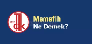 Mamafih Nedir? Mamafih Ne Demek? Mamafih Hangi Dil?