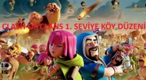 Clash of Clans 1. Seviye Köy Düzeni Yeni Başlayanlar İçin En Basit Savunma Rehberi