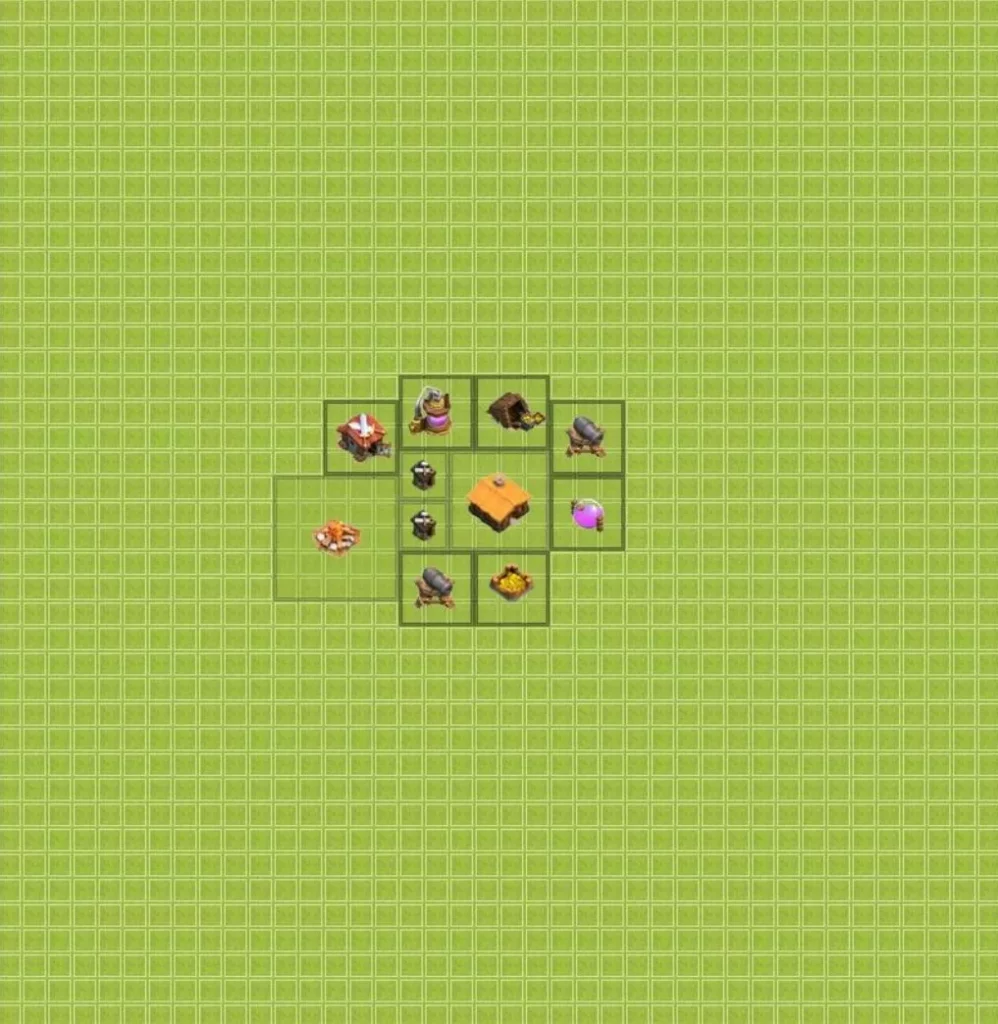 Clash Of Clans 1. Seviye Koy Duzeni En Iyi Savunma