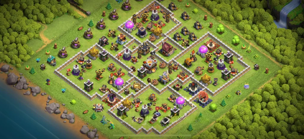 Clash Of Clans 11. Seviye Koy Duzeni Anti Ejder