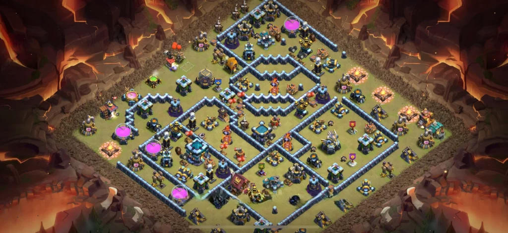 Clash Of Clans 13. Seviye Koy Duzeni Anti Dev