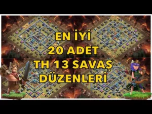 Clash of Clans 13. Seviye Köy Düzeni Saldırılara Karşı Güçlü ve Akıllı Düzenler