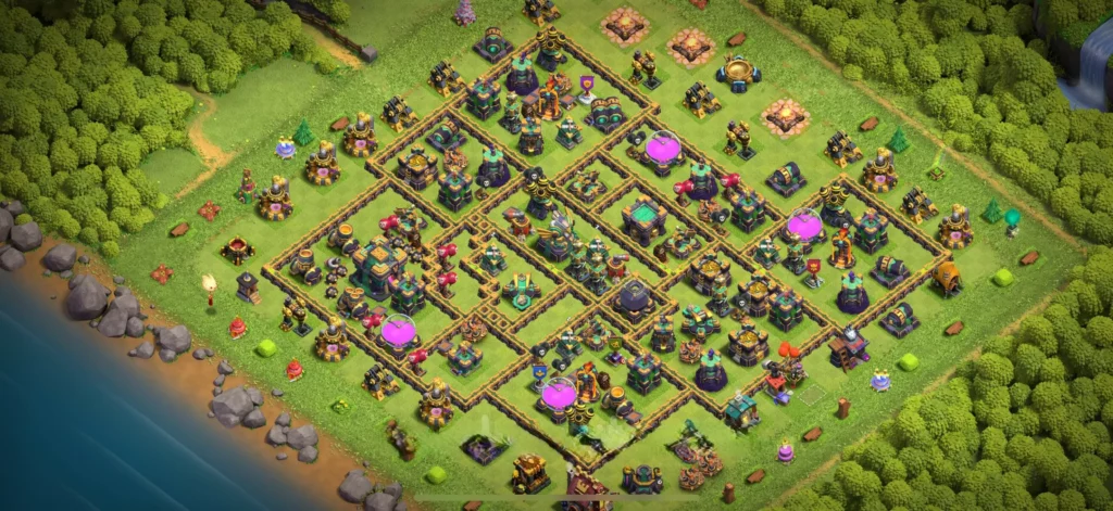 Clash Of Clans 14. Seviye Koy Duzeni Anti Domuz Binicisi