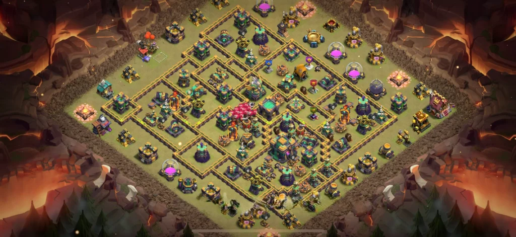 Clash Of Clans 14. Seviye Koy Duzeni Anti Ejder