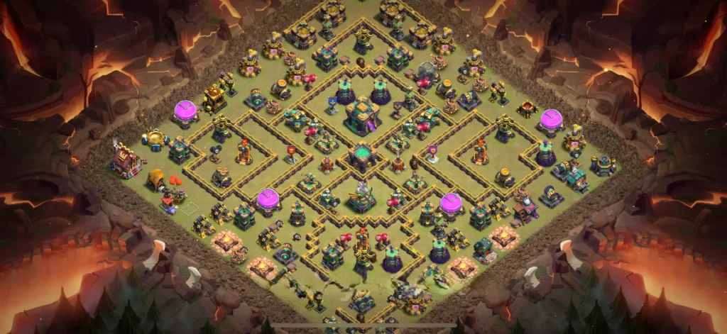 Clash Of Clans 14. Seviye Koy Duzeni Guncel 2025