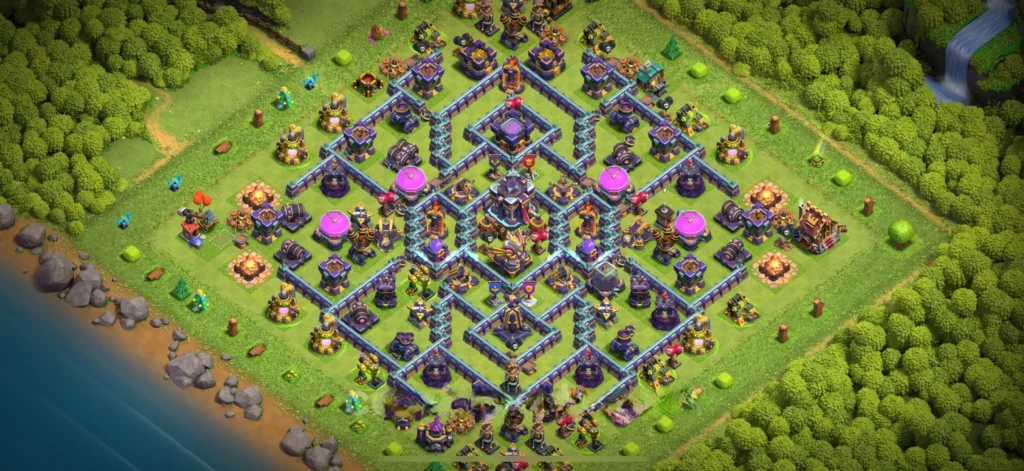 Clash Of Clans 15. Seviye Koy Duzeni