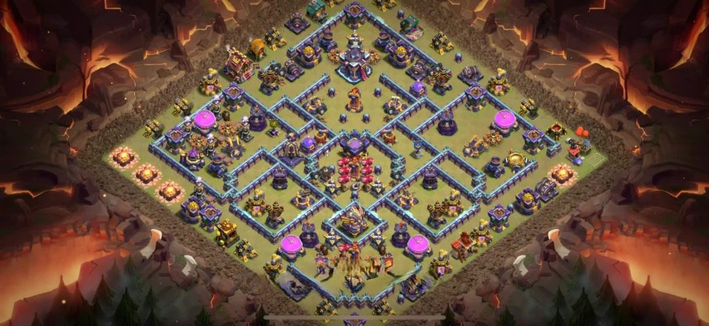 Clash Of Clans 15. Seviye Koy Duzeni 3 Yildiz Onleme Duzeni