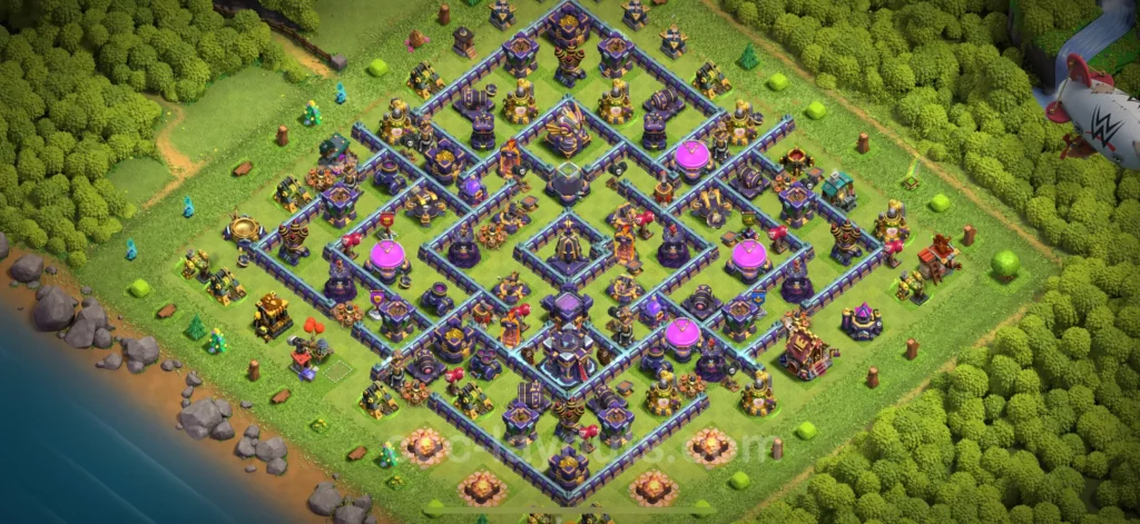 Clash Of Clans 15. Seviye Koy Duzeni Anti Domuz Binicisi