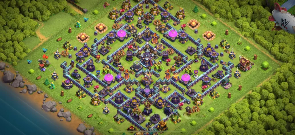 Clash Of Clans 15. Seviye Koy Duzeni Anti Ejder