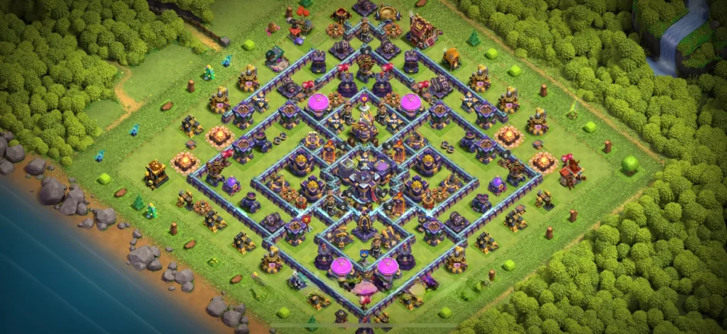 Clash Of Clans 15. Seviye Koy Duzeni Kupa Koruma