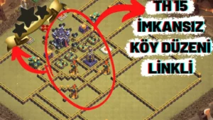 Clash of Clans 15. Seviye Köy Düzeni Stratejik Yerleşimlerle Maksimum Koruma