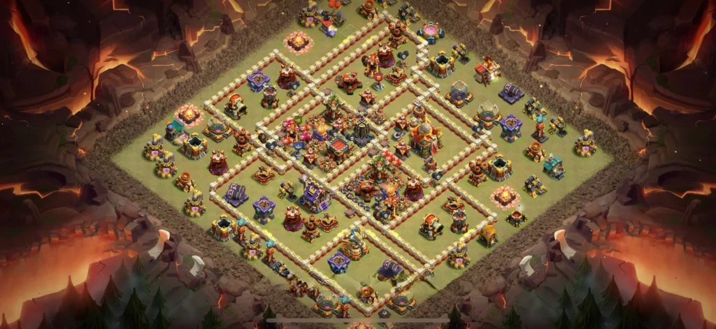 Clash Of Clans 16. Seviye Koy Duzeni Anti Ejder