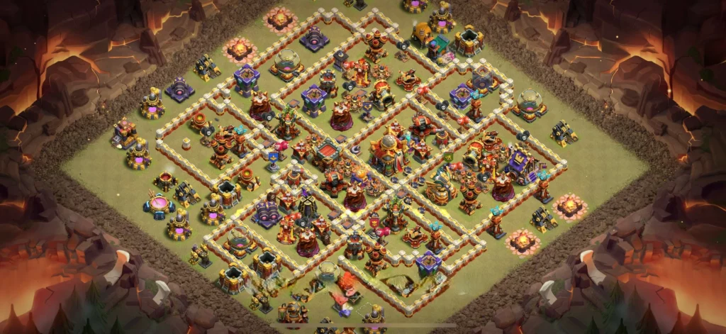 Clash Of Clans 16. Seviye Koy Duzeni Kupa Koruma