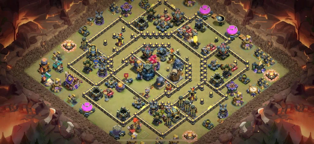 Clash Of Clans 17. Seviye Koy Duzeni Anti Elektro Ejder
