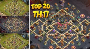 Clash of Clans 17. Seviye Köy Düzeni En Yeni Savunma Taktiği ve Modern Köy Tasarımları