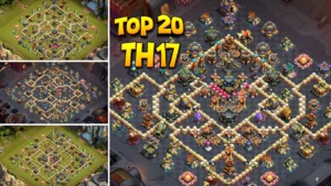 Clash of Clans 17. Seviye Köy Düzeni En Yeni Savunma Taktiği ve Modern Köy Tasarımları