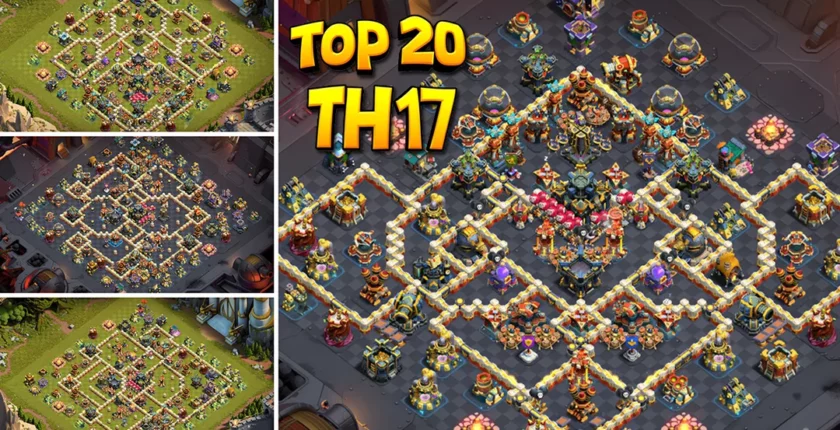 Clash of Clans 17. Seviye Köy Düzeni En Yeni Savunma Taktiği ve Modern Köy Tasarımları