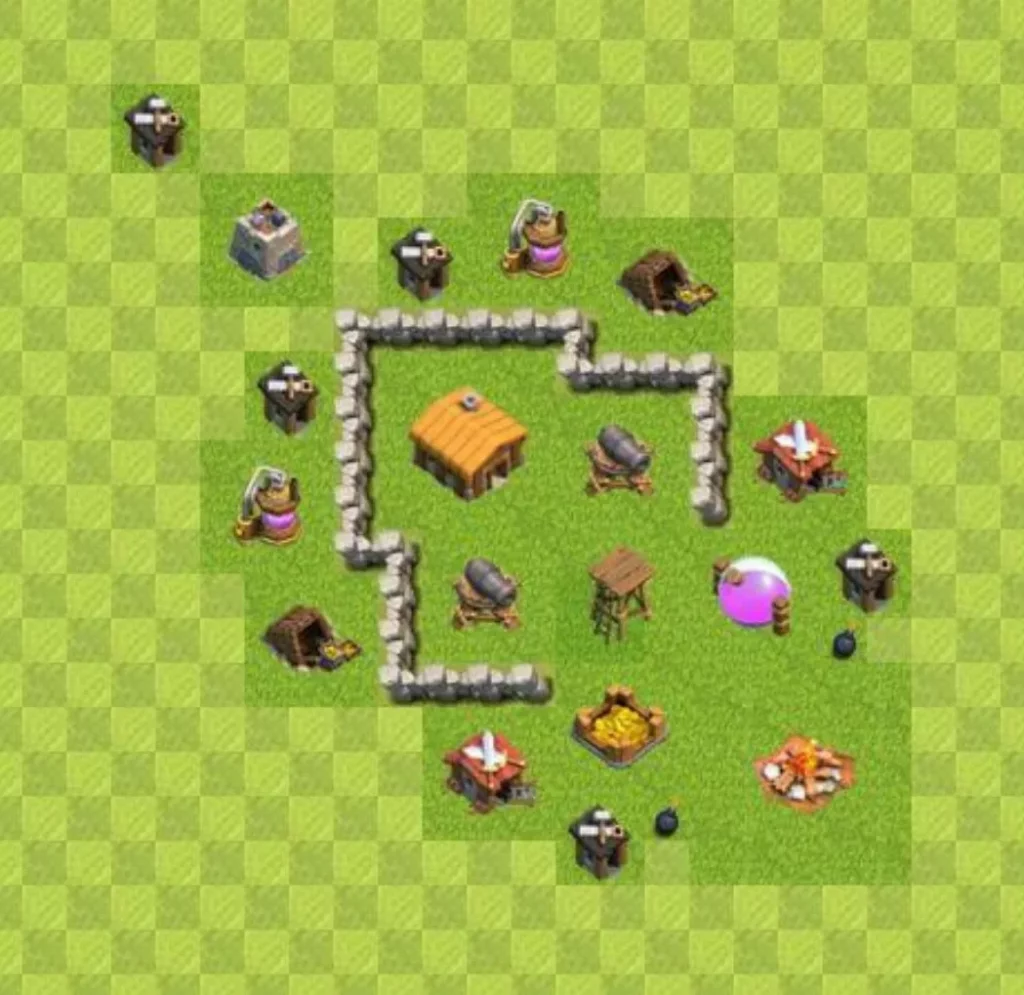 Clash Of Clans 2. Belediye Koy Duzeni