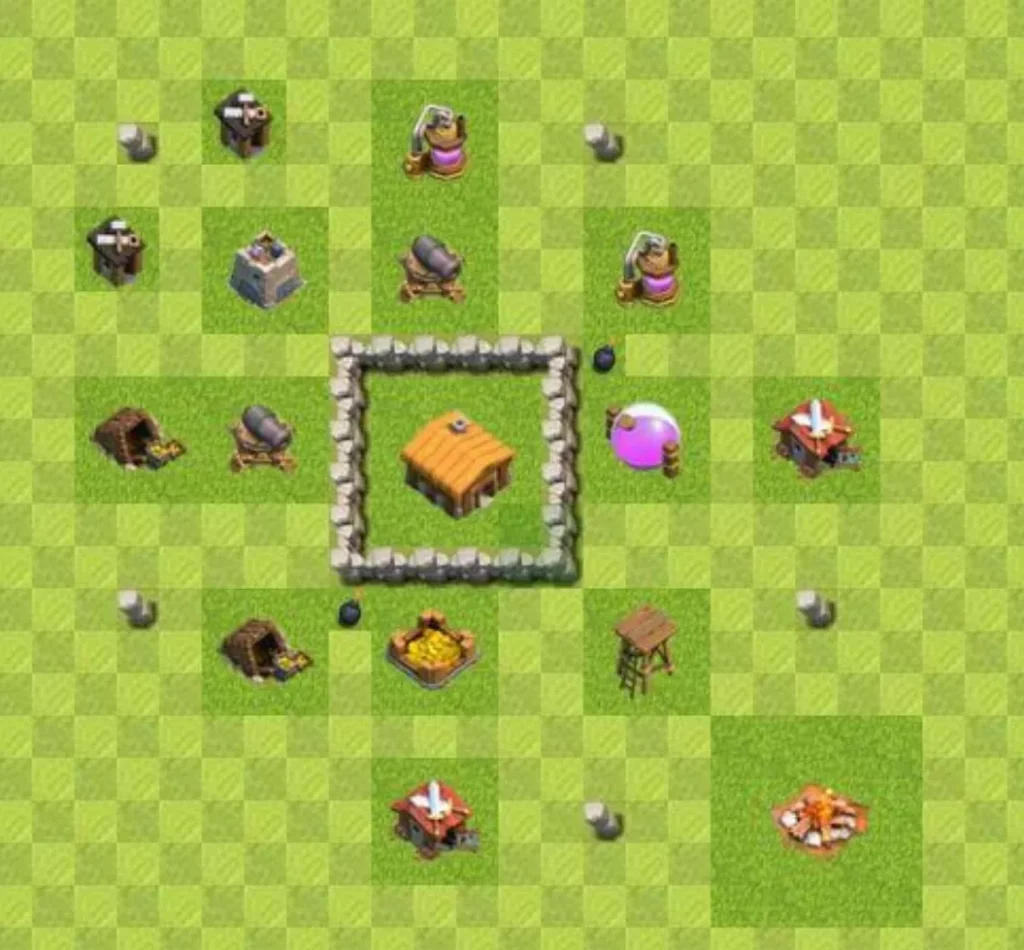 Clash Of Clans 2. Seviye Belediye Koy Duzeni 2025