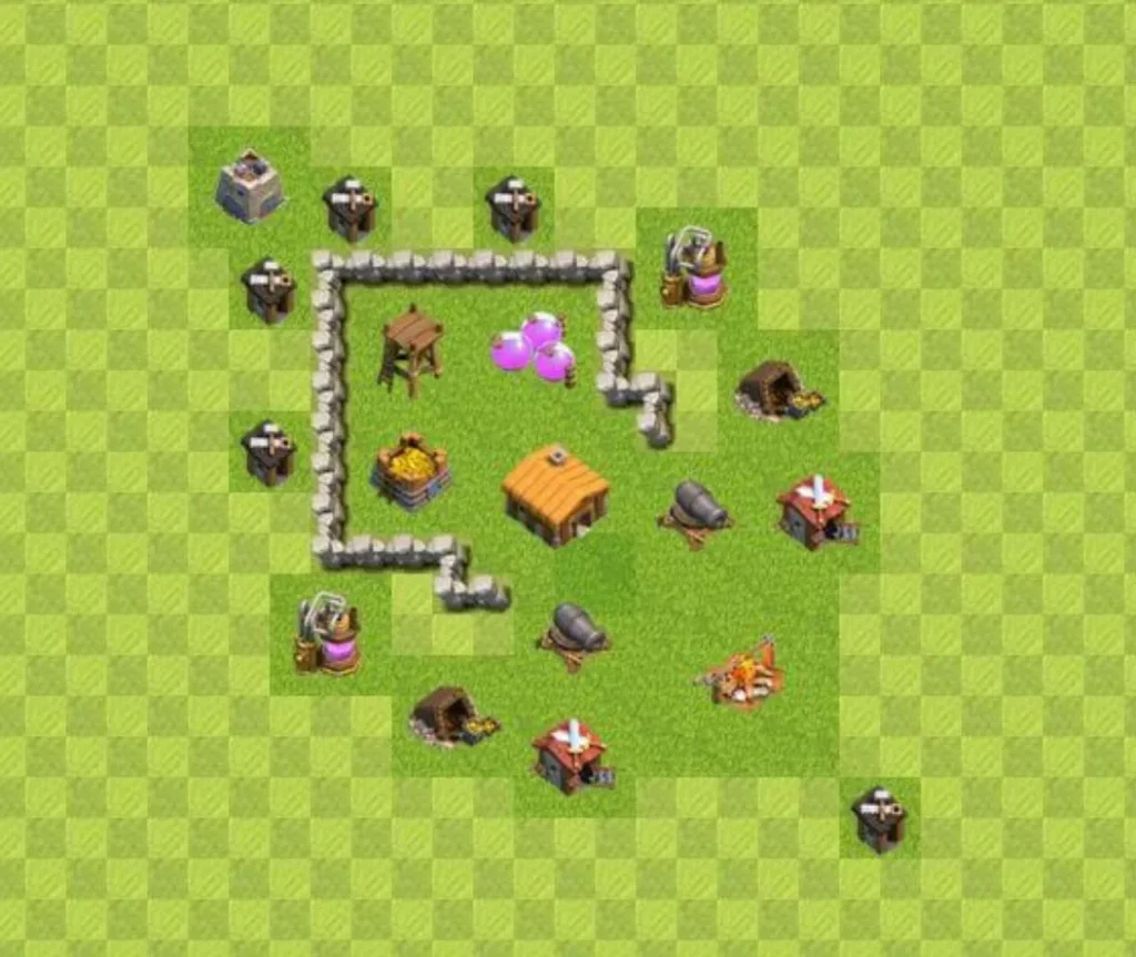 Clash Of Clans 2. Seviye Koy Duzeni