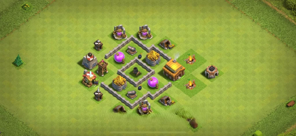 Clash Of Clans 3. Seviye Koy Duzeni 2025