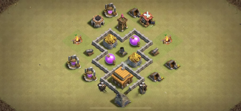 Clash Of Clans 3. Seviye Koy Duzeni 2025 Anti Dev