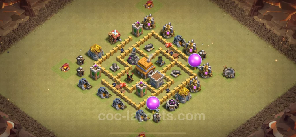 Clash Of Clans 5. Seviye Koy Duzeni 2025 Kopyalama Baglantili