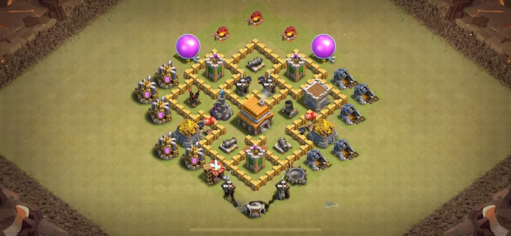 Clash Of Clans 5. Seviye Koy Duzeni Anti Ejder