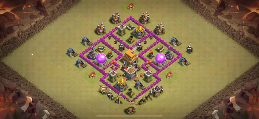 Clash Of Clans 6. Seviye Koy Duzeni