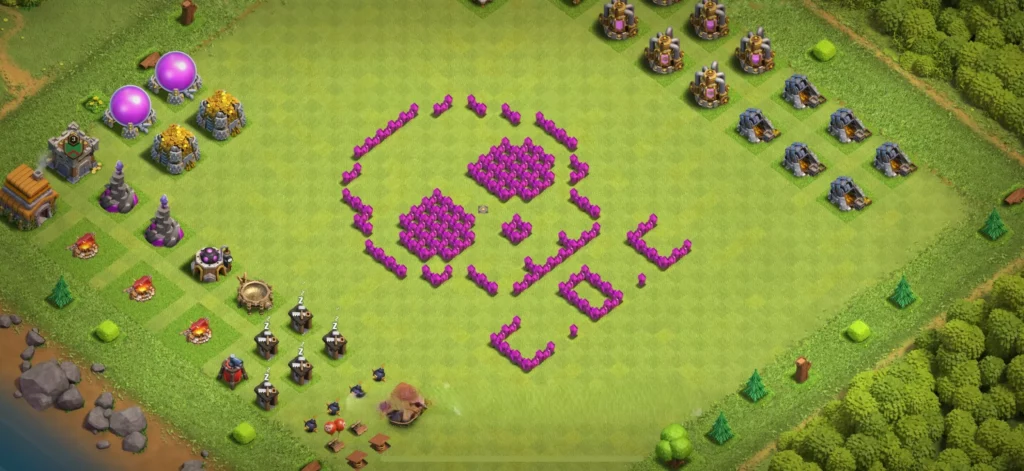 Clash Of Clans 6. Seviye Koy Duzeni Anti Dev