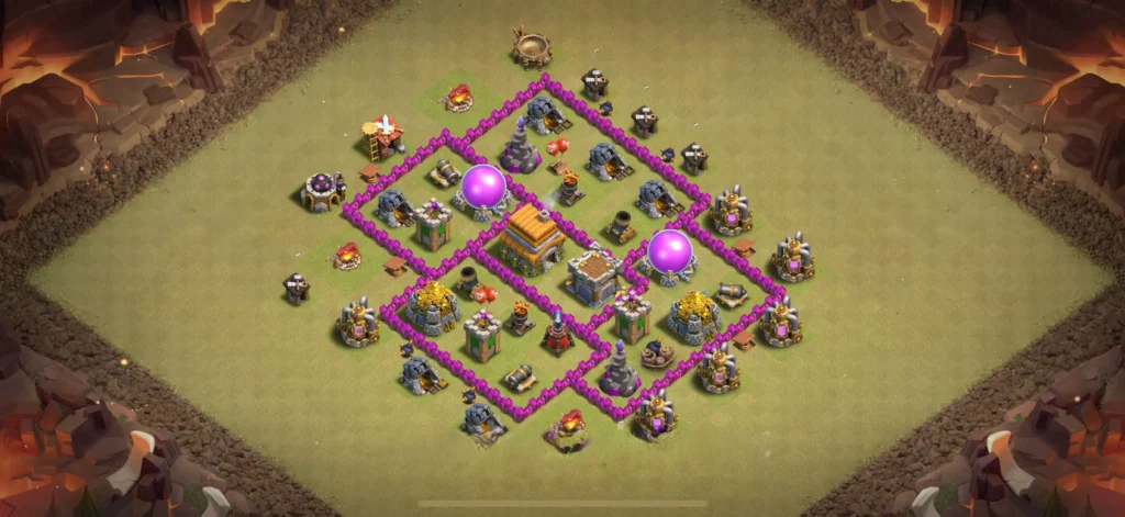 Clash Of Clans 6. Seviye Koy Duzeni Anti Ejder