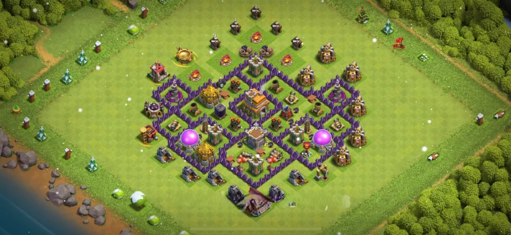 Clash Of Clans 7. Seviye Koy Duzeni 2025