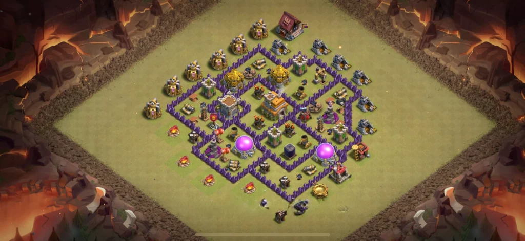 Clash Of Clans 7. Seviye Koy Duzeni 2025 Guncel