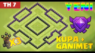 Clash of Clans 7. Seviye Köy Düzeni Klan Savaşlarında Güçlü Bir Başlangıç