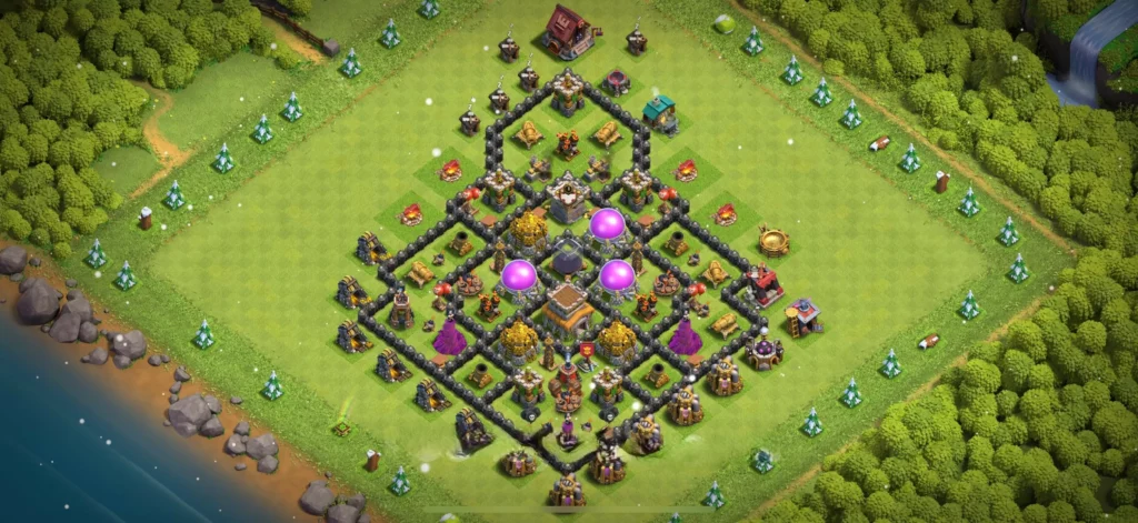 Clash Of Clans 8. Seviye Koy Duzeni 2025 Guncel