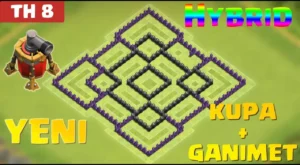 Clash of Clans 8. Seviye Köy Düzeni En İyi Savaş ve Kaynak Düzeni Önerileri