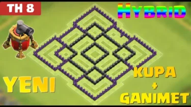 Clash of Clans 8. Seviye Köy Düzeni En İyi Savaş ve Kaynak Düzeni Önerileri
