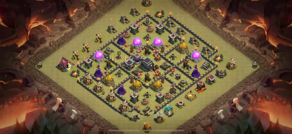 Clash Of Clans 9. Seviye Koy Duzeni 2025
