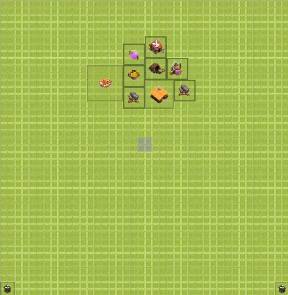 Clash Of Clans Belediye 1 Savunma Duzeni 2025