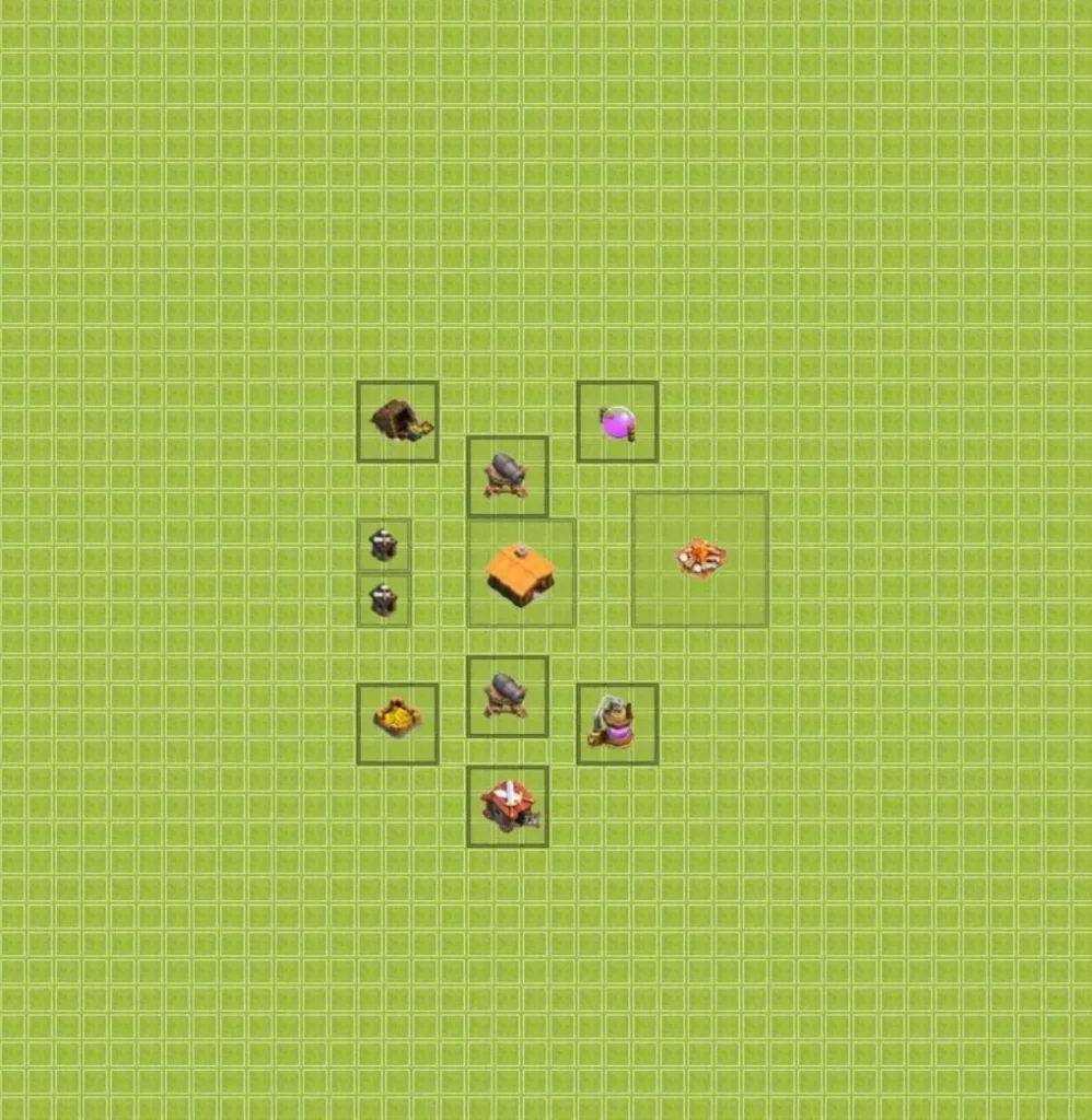 Clash Of Clans Belediye 1 Savunma.2025