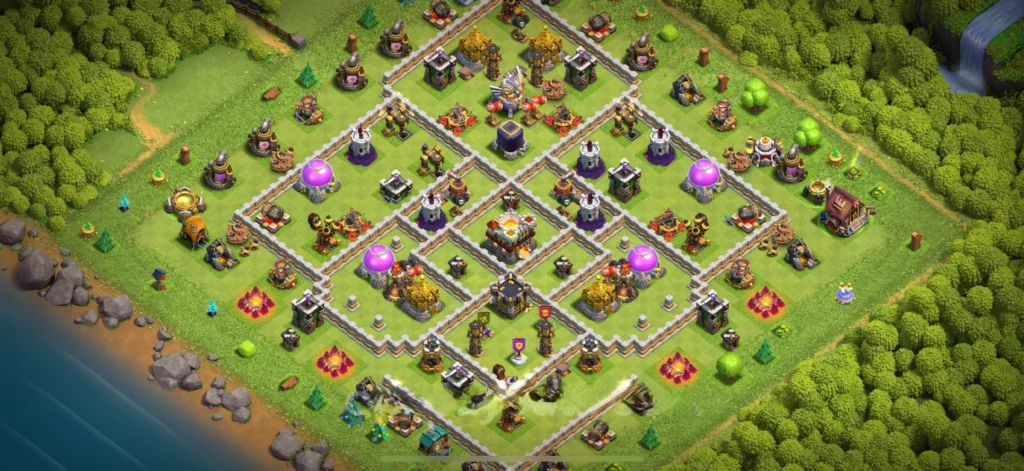 Clash Of Clans Belediye 11 Koy Duzeni