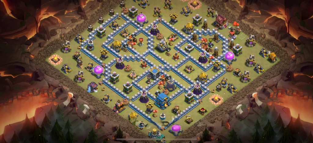 Clash Of Clans Belediye 12 Koy Duzeni