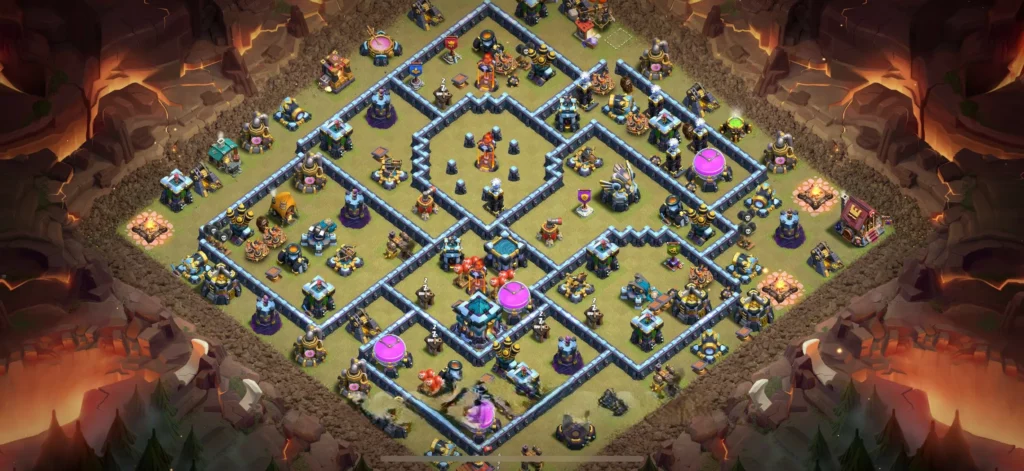 Clash Of Clans Belediye 13 Koy Duzeni Kaynak Korumasi