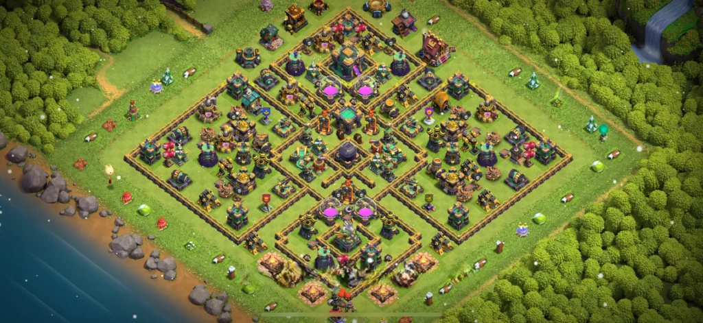 Clash Of Clans Belediye 14 Koy Duzeni