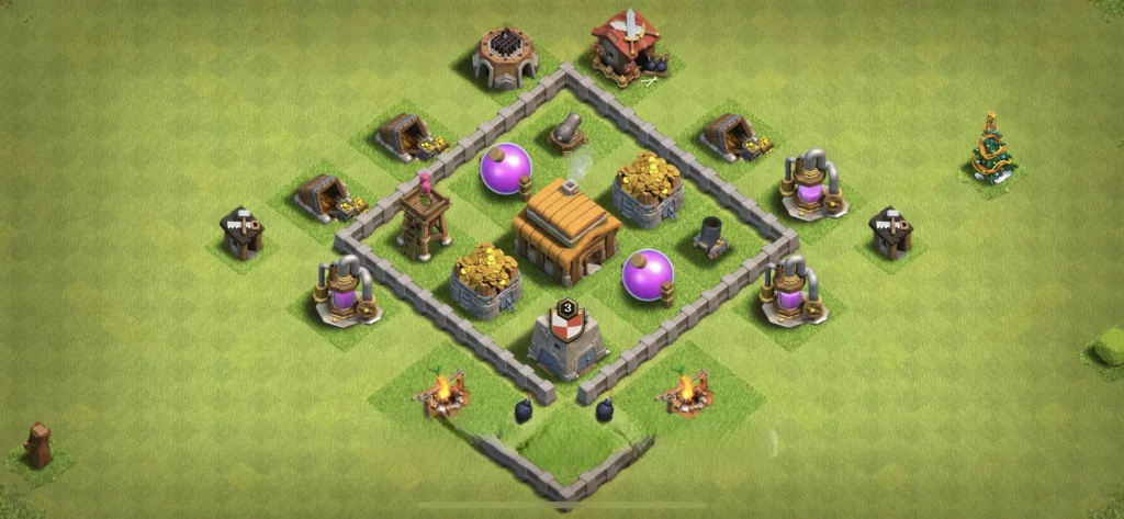 Clash Of Clans Belediye 3 Guncel Koy Duzeni