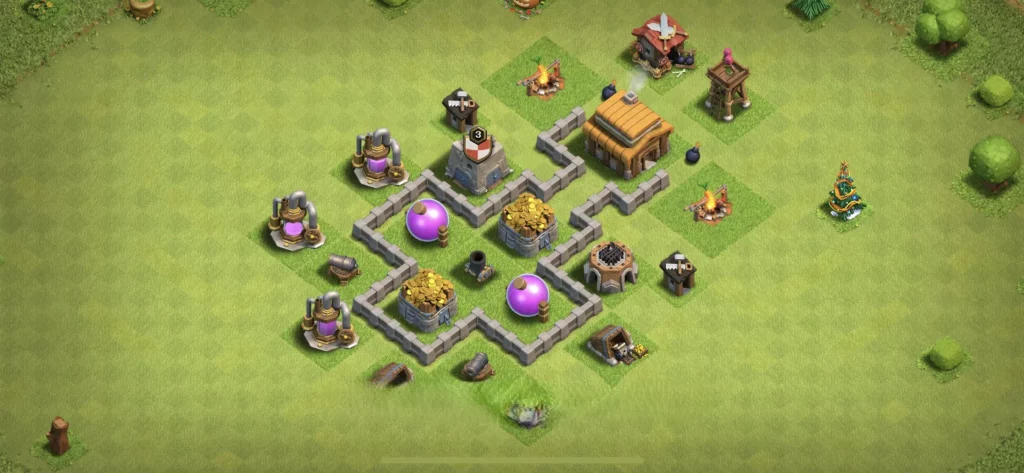 Clash Of Clans Belediye 3 Koy Duzeni 2025