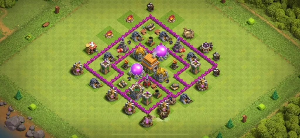 Clash Of Clans Belediye 6 Koy Duzeni