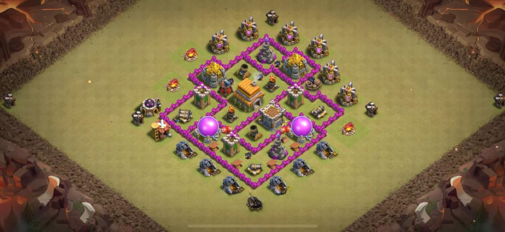 Clash Of Clans Belediye 6 Koy Duzeni Kaynak Korumasi