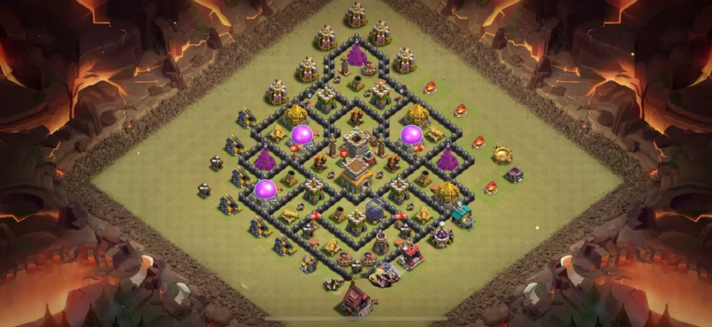 Clash Of Clans Belediye 8 Koy Duzeni 2025