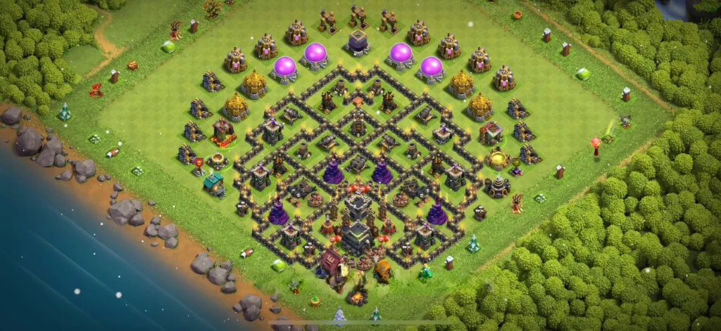 Clash Of Clans 9. Seviye Koy Duzeni 2025 Guncel Nedirinfo